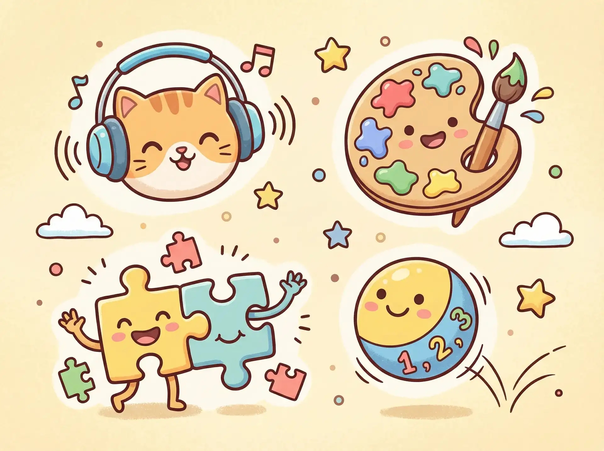 小朋友的手工作品 - 老师的兔子好软水好多视频 益智创作